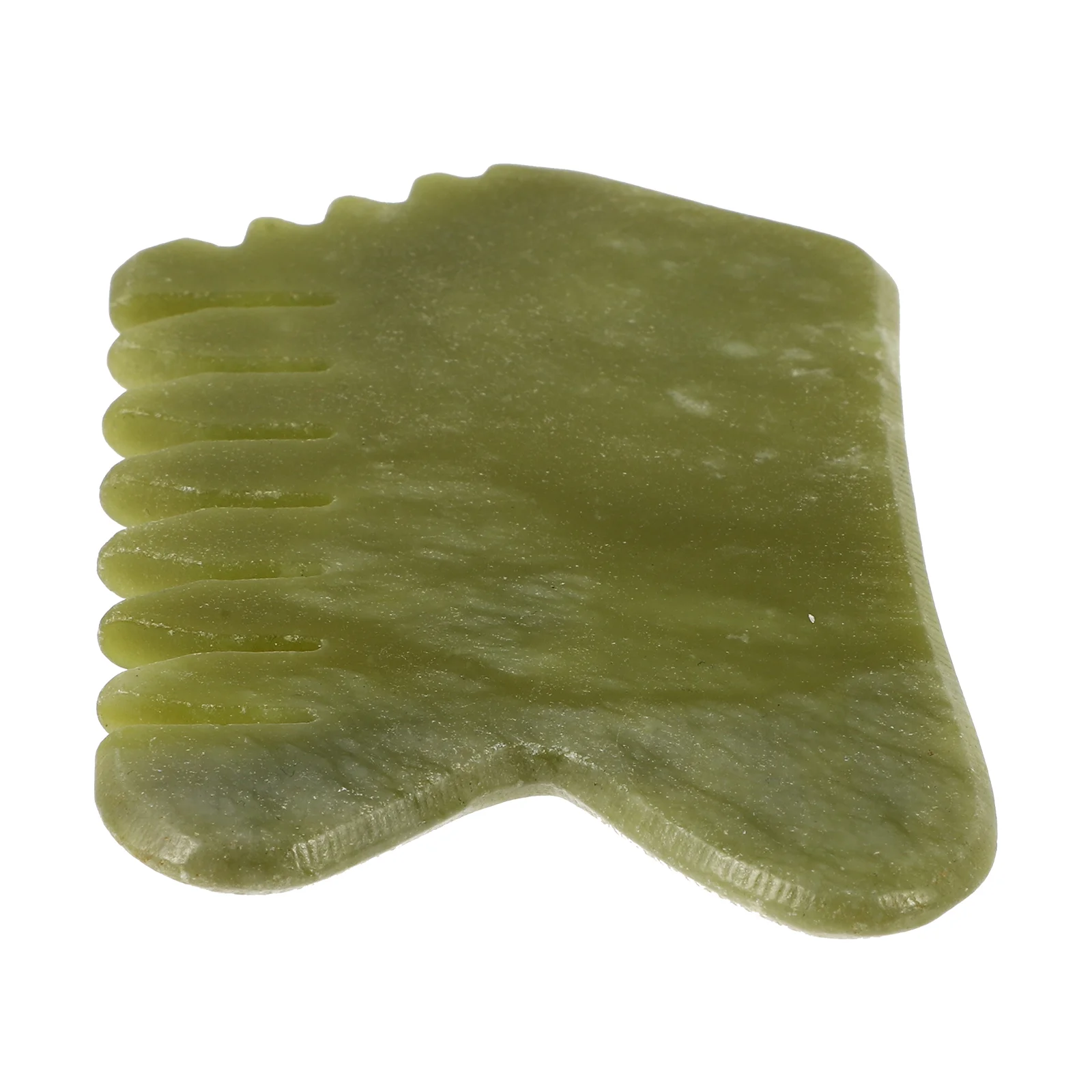 Гребень для волос Guasha Xiuyan Нефритовый массажный инструмент скребок зеленого