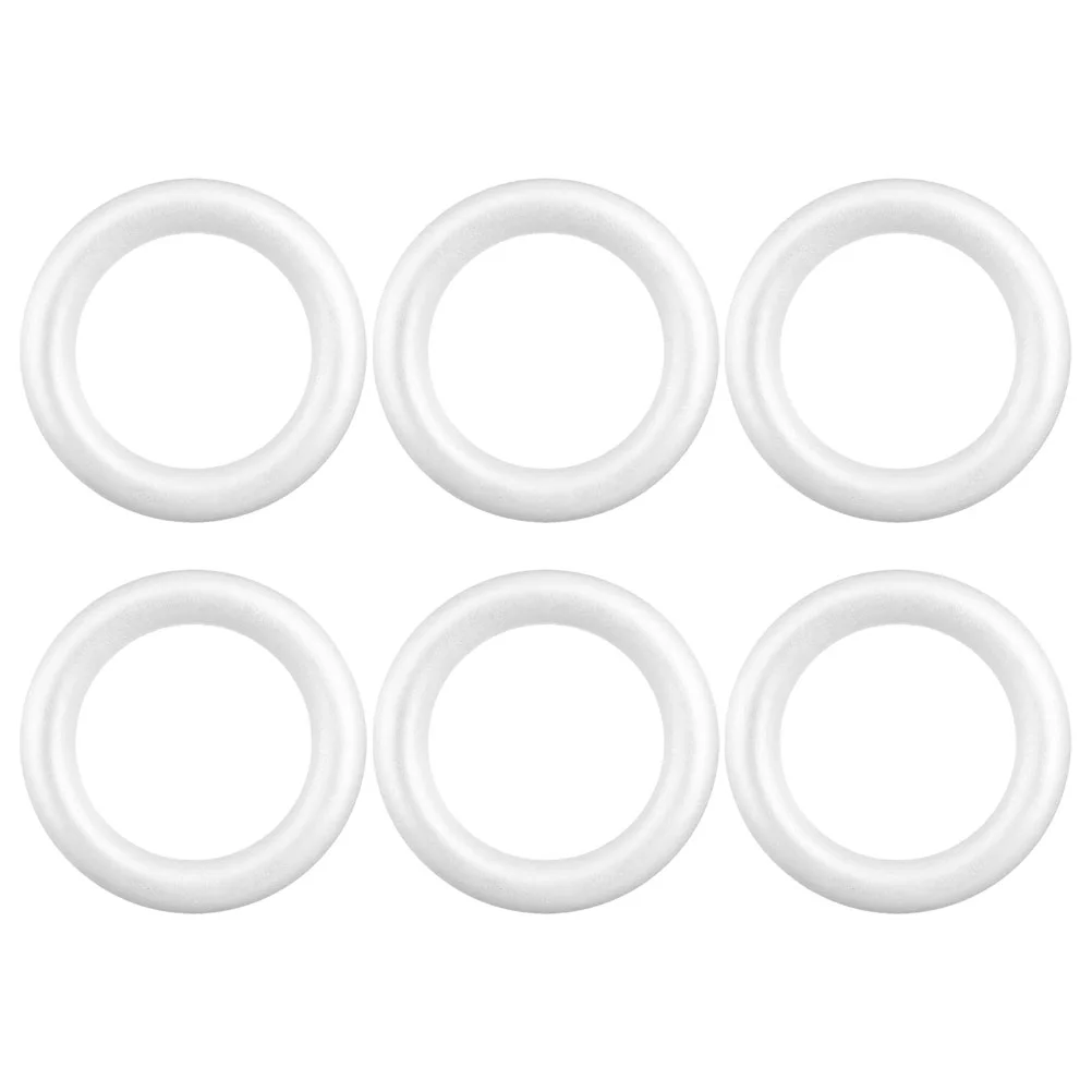 6 шт. пенопластовое кольцо принадлежности для рукоделия круги незавершенные