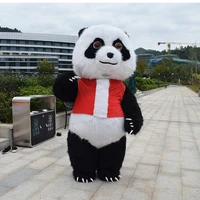 2m inflatable giant panda santa claus doll costume polar bear cartoon costume cute large scale event performance costume