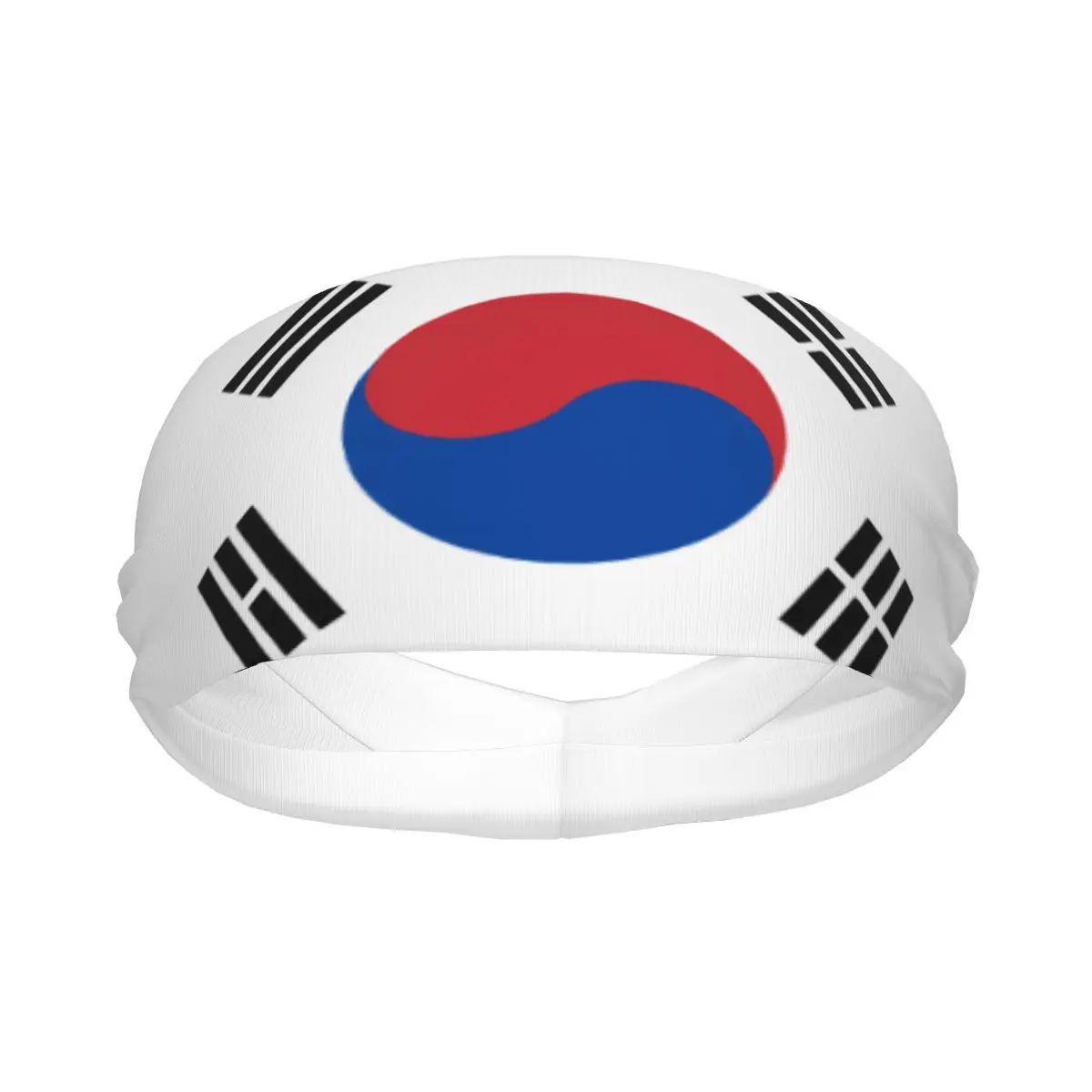 

Headband Sports Yoga Fitness Stretch Sweatband Hair Band Elasticity Headband Flag Of South Korea