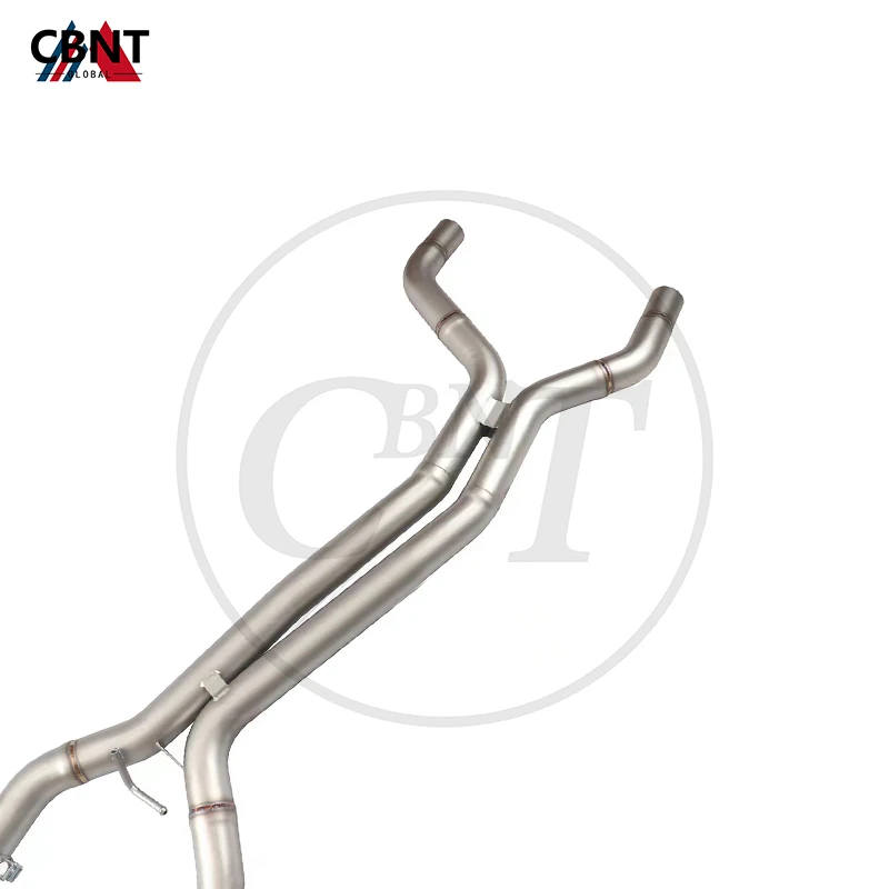 CBNT для Porsche Cayenne 958 3 0 T 3.6L 6 4.8L 4 8 2010-2017 выхлопная труба Catback SS304 с фотоэлементом