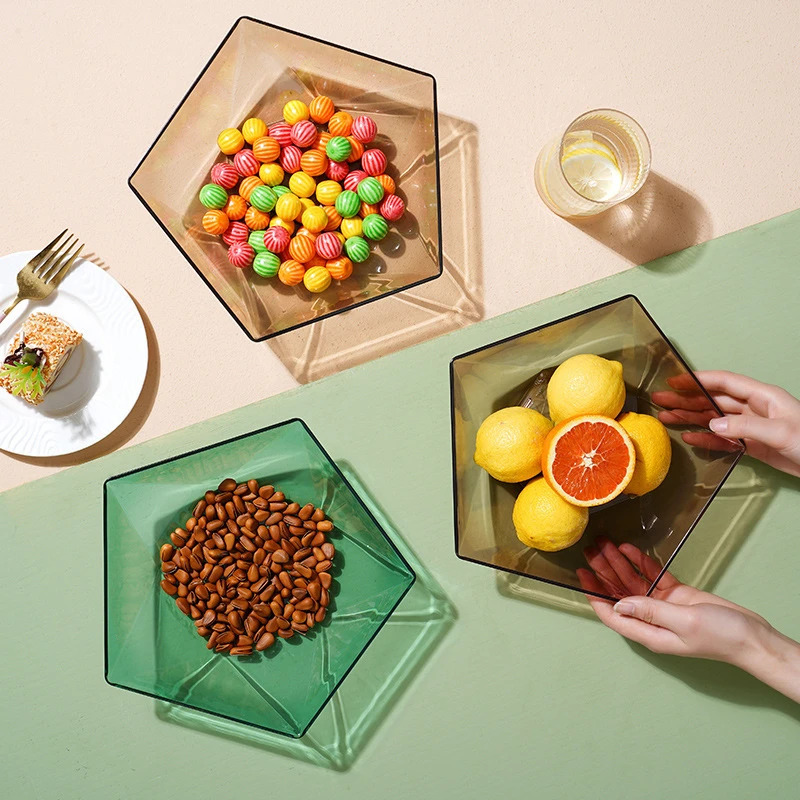 

Pentagonal Fruit Bowl Kitchen Tableware Accessories Kitchen Fruit Bowls Plates Kitchen Dishes Storage Containers Food Utensils