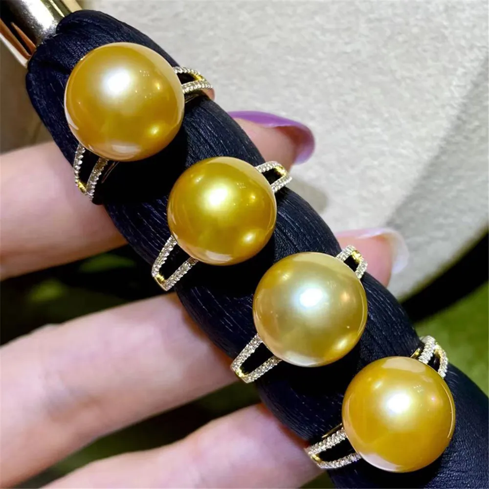 

S925 Sterling Silver Ring Settings Accessory DIY Pearl Ring Making Jewelry For Women Gift