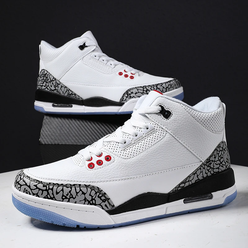 

Men's Basketball Shoes Basketball Sneakers Anti-skid High-top Couple Breathable Man Basketball Boots