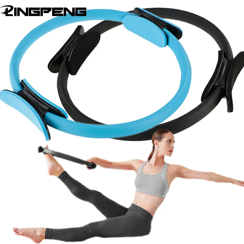 

Pilates Ring 15 Inch Pilates Magic Fitness Circle for Toning Thighs Abs and Legs Resistance Training Body Sport Fitness Yoga