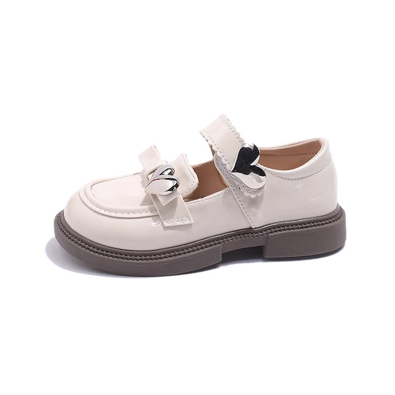 Демисезонные туфли для девочек Черные Туфли Мэри Джейн детская кожаная обувь на