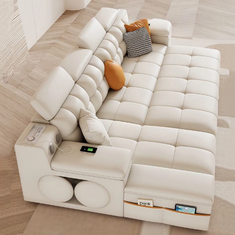 Милые новые мягкие диваны-кровати простые удобные дизайнерские складные пуфы