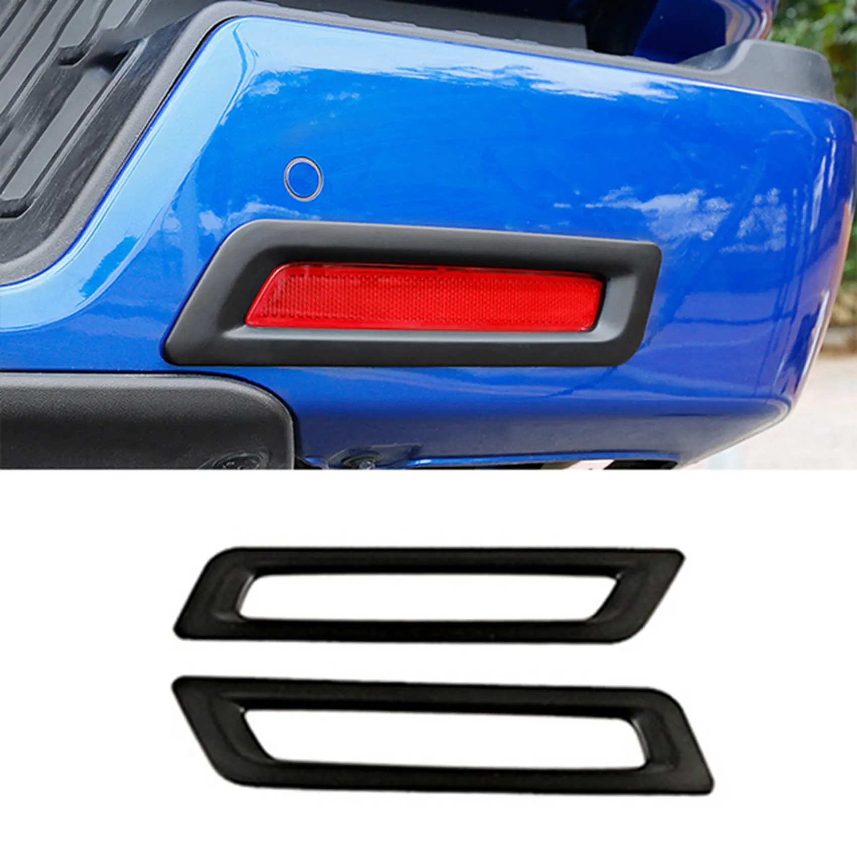 

Car Rear Fog Light Cover Reflector Frame Decoration Accessories for Great Wall Cannon GWM Poer Ute 2019 - 2022