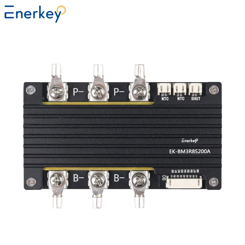 Фото Enerkey BMS LiFePo4 4S 12V BMS 8S 24S 200A Пик 600A 3,7 В Li-Ion BMS 5S 6S 7S 3,2 В Lto SIB BMS 18650 Баланс литиевой батареи BMS №2