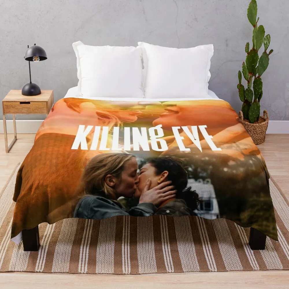 

The Sun - Killing Eve - Final Season Throw Blanket Crochet Blanket Warm Blanket Fuzzy Blanket