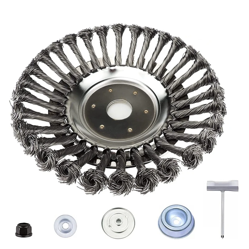 

Weed Brush, For Brush Cutter With 25.4 Mm Bore, Weed Brush, Brush Cutter, Wire Brush Cutter For Effective Moss Removal