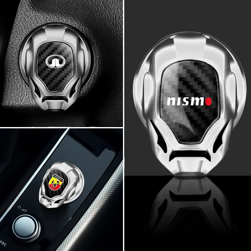 

1pcs Car One-Click Start Decoration Cover For Jeeps Renegade Compass Grand Cherokee Wrangler JK Command Patriot Car Accessories