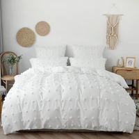 nordic soft cute solid home textiles duvet cover set bedclothes bedspread quilt twin size bedding set bed linens polyester