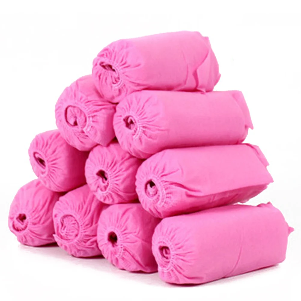 

Covers Shoe Disposable Shoes Non Booties Cover Foot Anti Rain Indoors Boot Bulk Waterproof Outdoor Woven Fabric Resistant Rubber