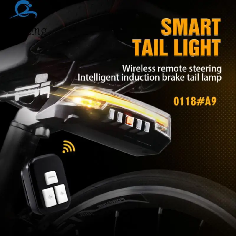 

2000 Ma Bicycle Taillights Waterproof Usb Port Remote Control Taillight 8 Flash Mode Bike Tail Lamp Flashlight Wireless