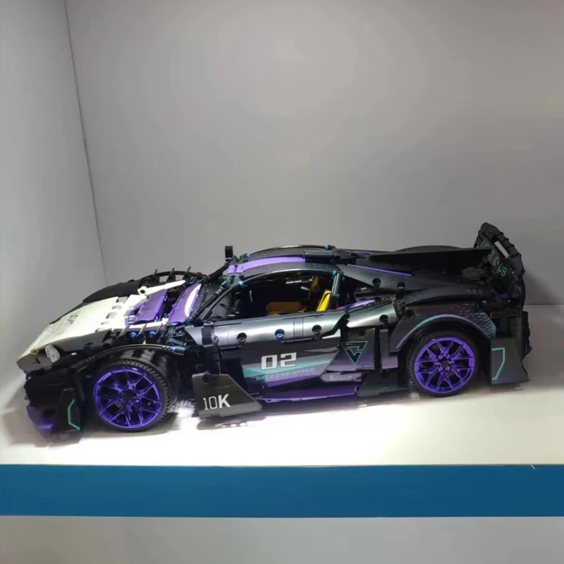 Новинка 2244 шт. MOC технический город Радиоуправляемый спортивный автомобиль AMG