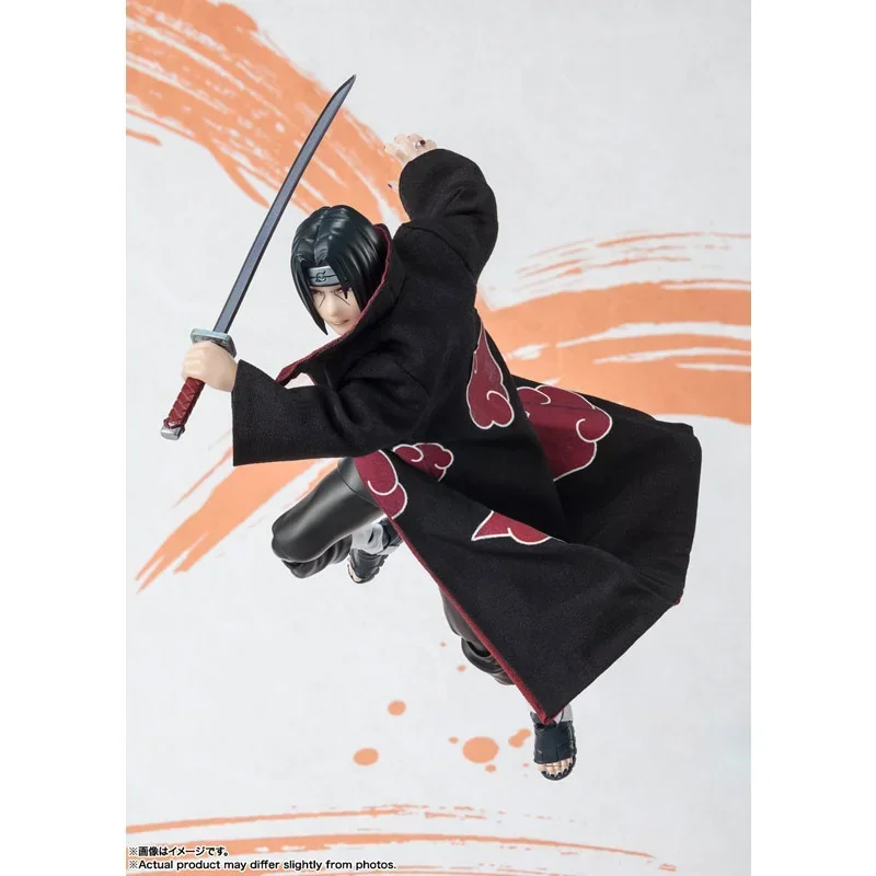 Фото Оригинальные фигурки Bandai S.H.Figuarts SHF Naruto Uchiha Itachi NARUTOP99 Edition в наличии, коллекционные аниме-фигурки, модели игрушек №4