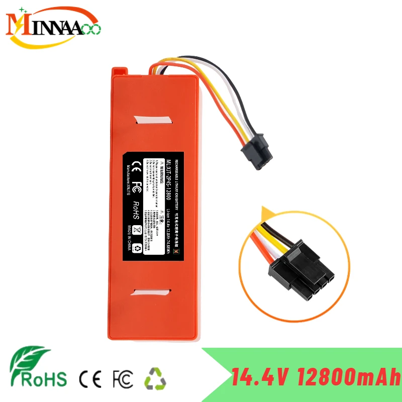 

Genuine Replacement Battery BRR-2P4S-5200D for XIAOMI 1S 1ST Roborock SDJQR01RR Sweeping Mopping Robot Vacuum Cleaner 12800mAh