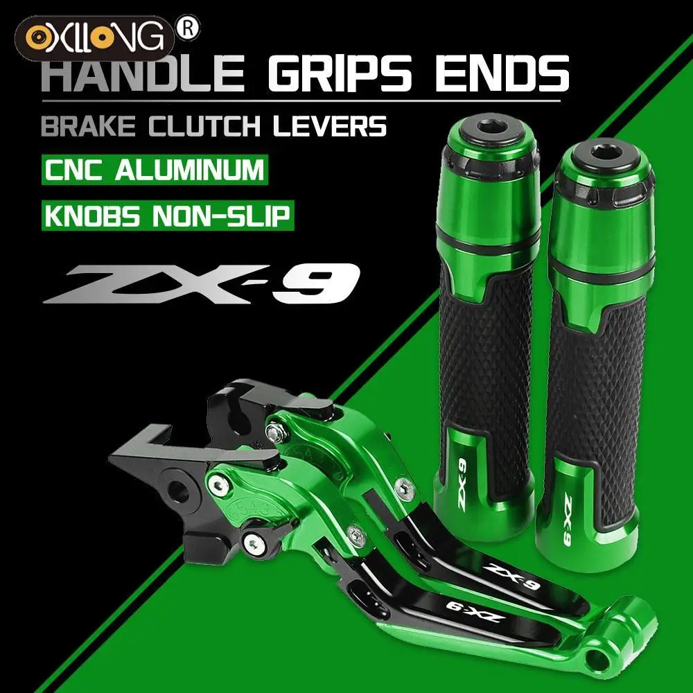 

Для KAWASAKI ZX9 мотоцикла CNC рычаги тормоза сцепления руля ручки захвата концы для KAWASAKI ZX9 1994 1995 1996