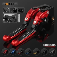 bkoto motorcycle cnc adjustable folding extendable brake clutch levers handle for yamaha mt125 mt 125 2014 2015 2018 2019 2020