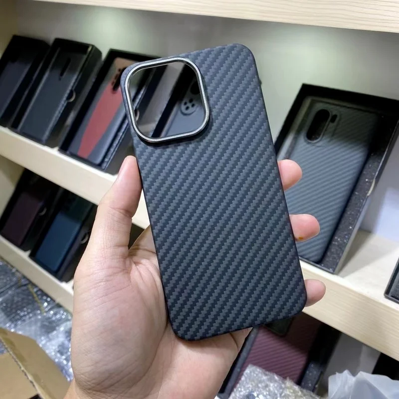 

Чехол из настоящего углеродного волокна для телефона IPhone 13Pro 13 12 Pro Max, ультратонкий противоударный деловой чехол для IPhone 13 Mini Shell