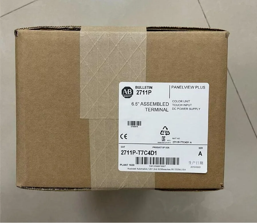 

Избыточный Новый Allen Bradley 2711P-T7C4D1 /A PanelView Plus 700 6,5 "DC терминал