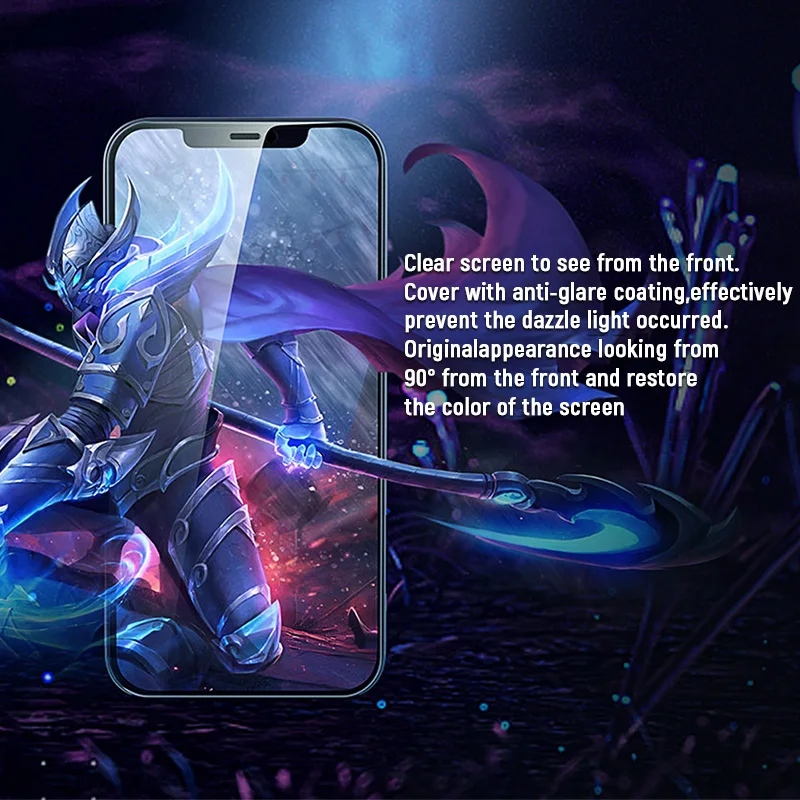 Nillkin Privacy Screen Protector for iPhone 12 Pro Max Tempered Glass Screen Protector for iPhone 12 / 12 Pro /12 Mini Anti-spy