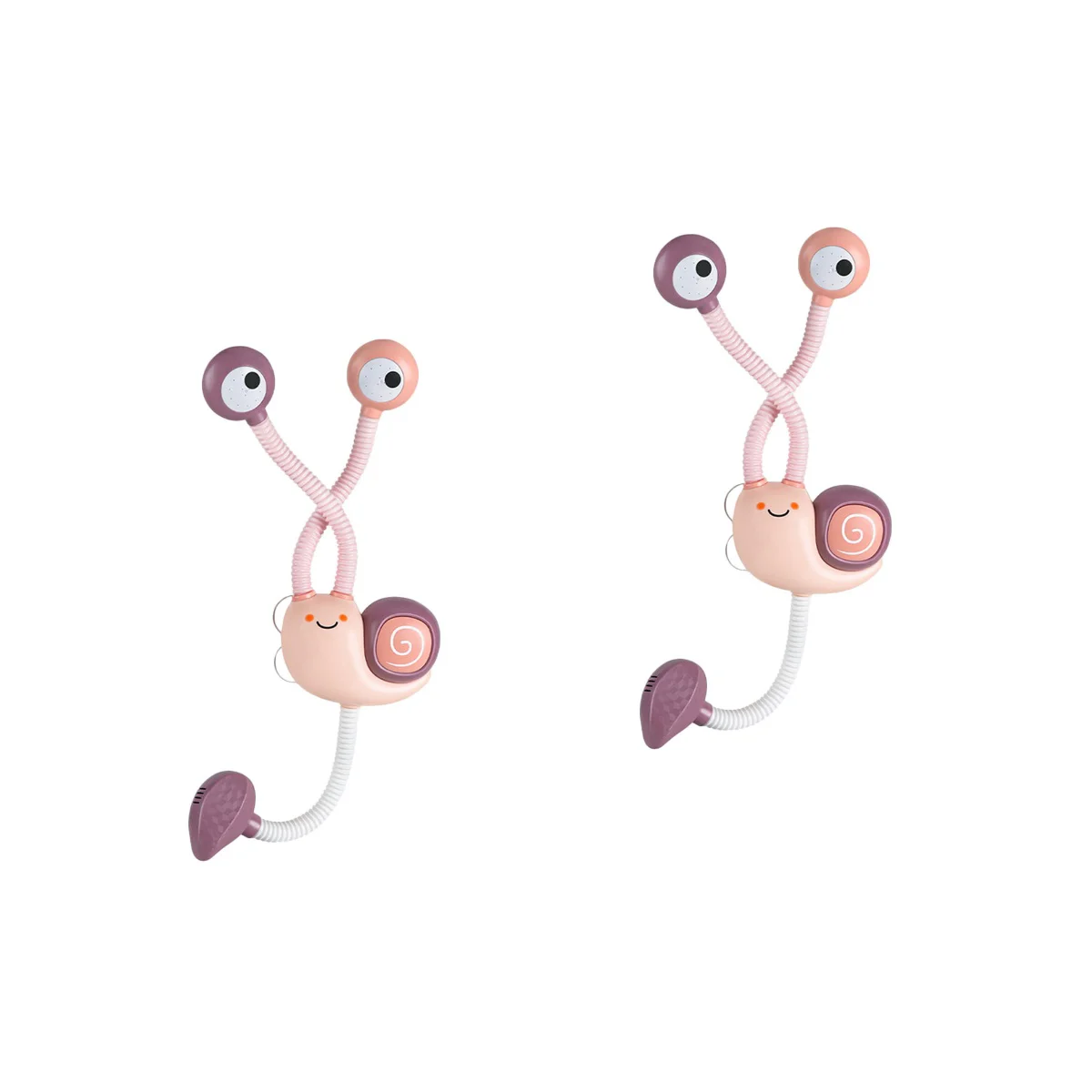 

2 Pieces Toys Toddler Lip Gloss Snail Spray Water Cartoon Shape Take Bath Showering Plastic Kids Bathtub Electric Small