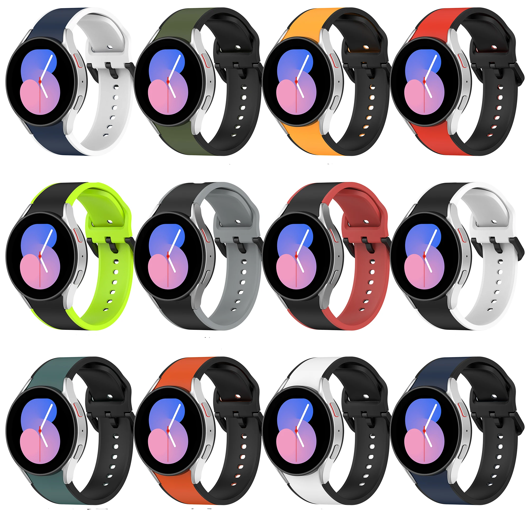 

Ремешок силиконовый для Samsung galaxy watch 5/5 pro/4 40/44 мм 45 мм