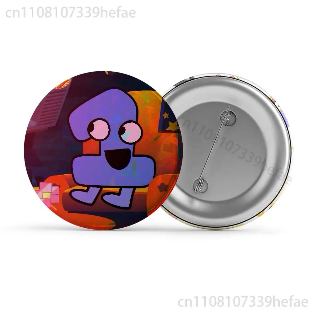 Фото Нагрудный значок B-Battle for Dream I-Island BFDI, круглый, из жести, 44 мм, 32 мм, 58 мм, для декора, подарок №3
