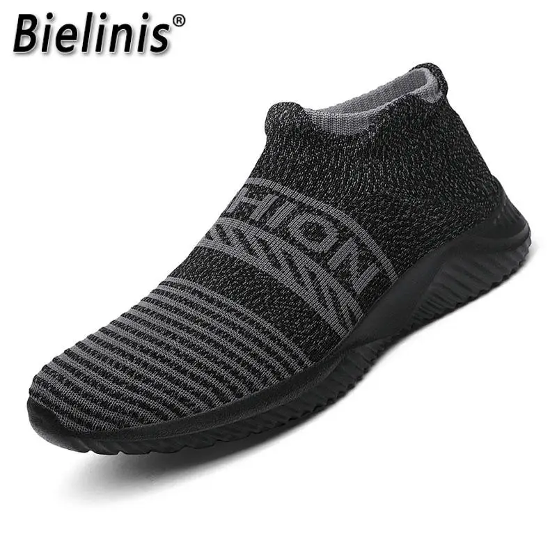 

Кроссовки мужские легкие вязаные, повседневные лоферы, Уличная обувь для прогулок, роскошные