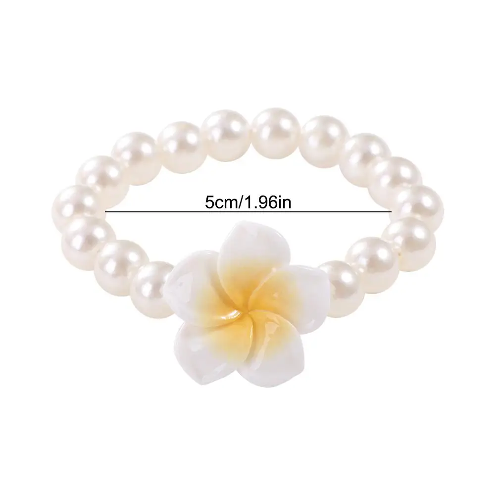 Модная элегантная веревка с цветком плюмерии эластичная цветочной головкой в