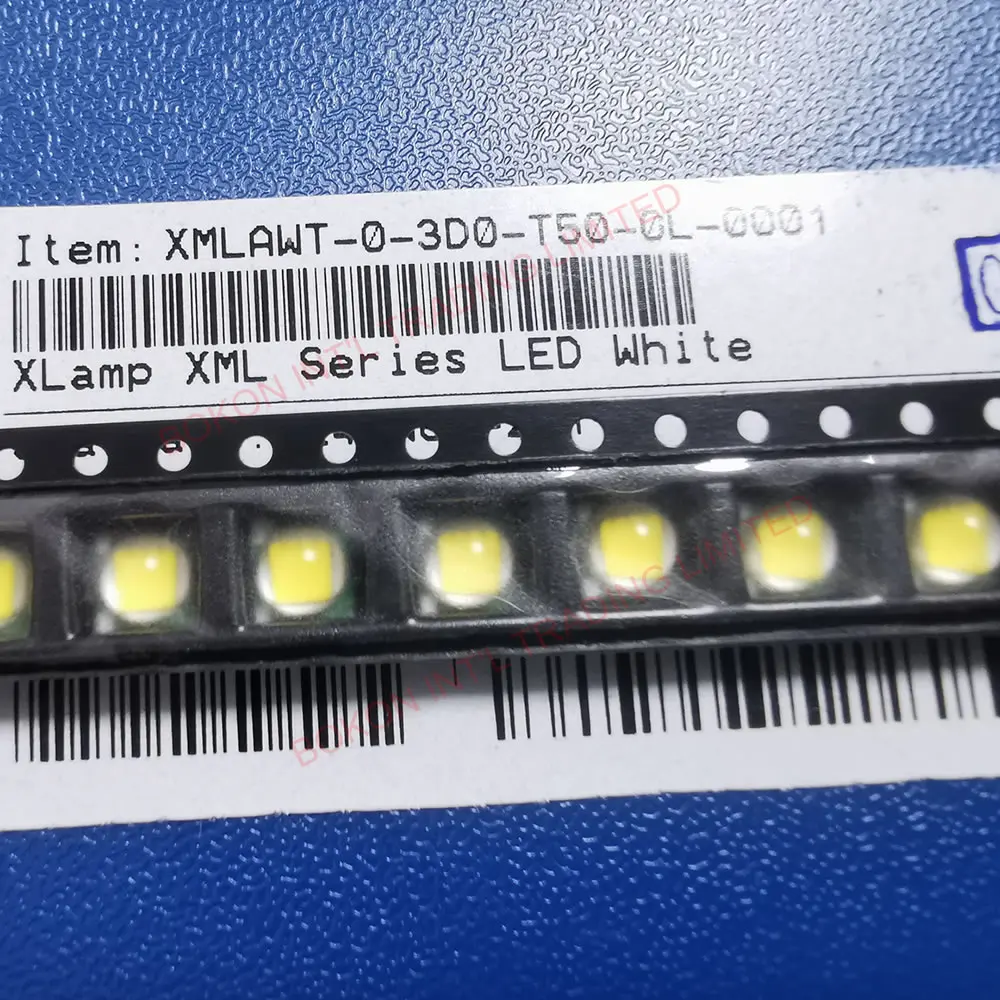 Фото 10 шт. XMLAWT LED XLAMP COOL WHITE 5000K SMD XMLAWT-00-0000-000LT50E3 Флюс 260 лм 2,9 В 700 мА №4