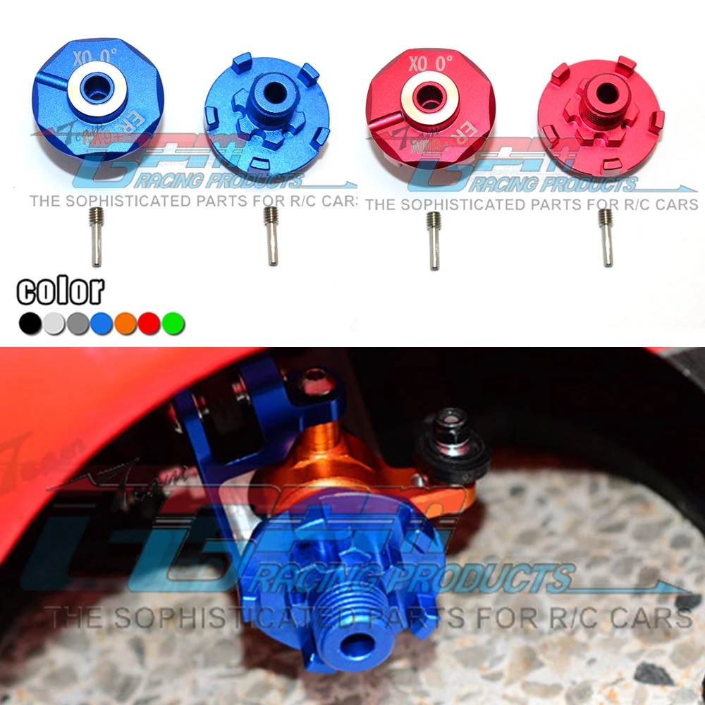 

GPM for 1/7 XO-1 64077-3 RC Flat sports car Modified accessories Metal aluminum alloy 17MM Hexagon Adapter Wheel hub 6469
