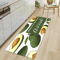 new anti slip floor mat carpet soft flannel 3d fruit printed kitchen rug living room sofa carpets entrance door mat home decor