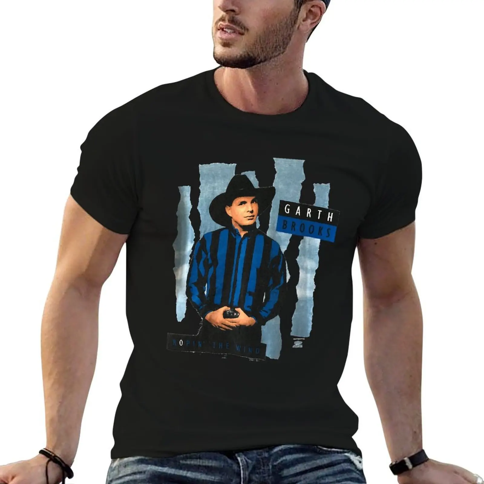 Фото Футболка Garth Brooks Concert, повседневная легкая летняя футболка с короткими рукавами №1