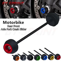 motorcycle front rear axle fork wheel crash sliders falling protection pad for ducati monster 1000 monster 1000 2003 2010