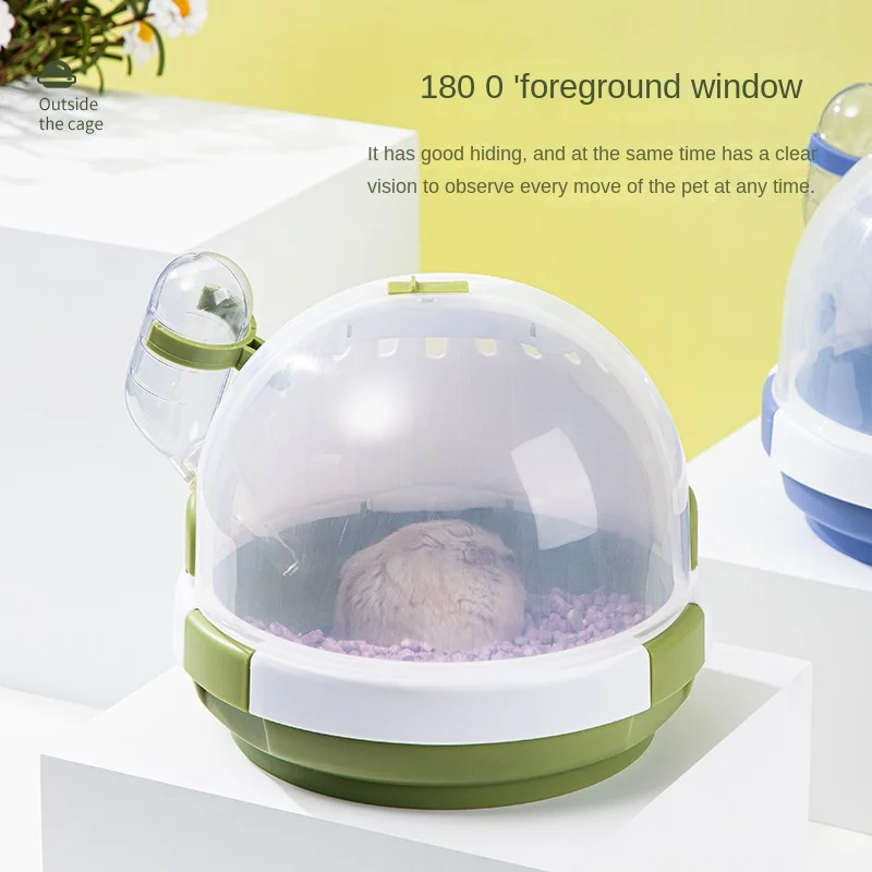 Клетка для хомяка клетка морской свинки удобный дышащий домик-чипмунк Золотой