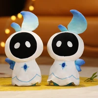 2022 new genshin impact plush toys anime surroundings cute aeolus barbatos dolls kawaii room decorations gifts for children