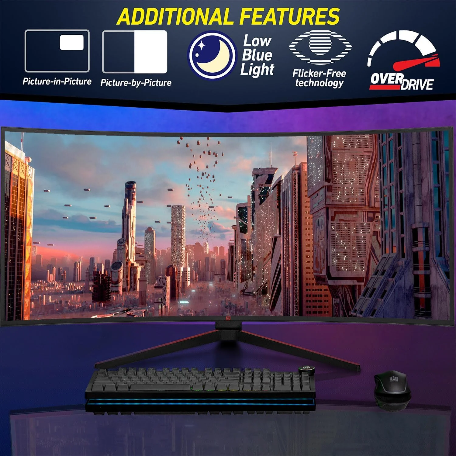 40-дюймовый изогнутый сверхширокий монитор Nano IPS 5120x2160 5K2K 21:9 HDR10 AdaptiveSync 100% sRGB HDMI 2.0 DP