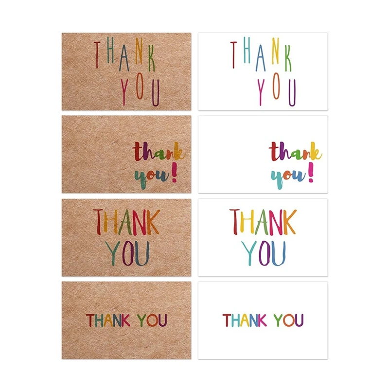 

240 Pcs Exquisite Thank You Cards,for Kids Notes,Birthday,Baby Shower ,Small Business Appreciation Card Gift Cards