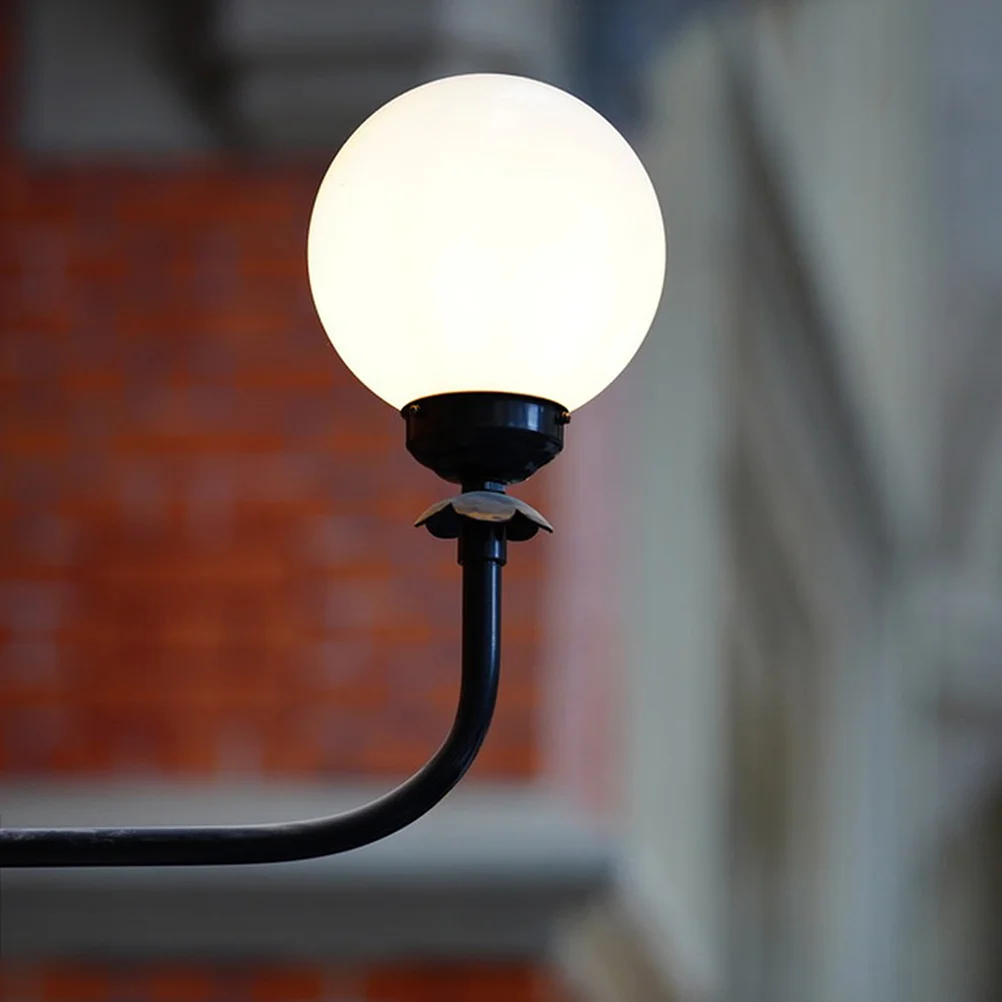 

Fence Post Lights Shade Globe Lamp Cover Frosted Pillar Outdoor Neckless Opening Replacement Fixture Floor Chandelier