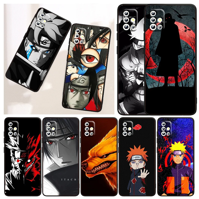 

Anime Comics Naruto Art For Samsung S21 S20 FE A50 A30 A73 A71 A53 A52 A51 A33 A32 A22 A03S A03 A02S A31 Black TPU Phone Case