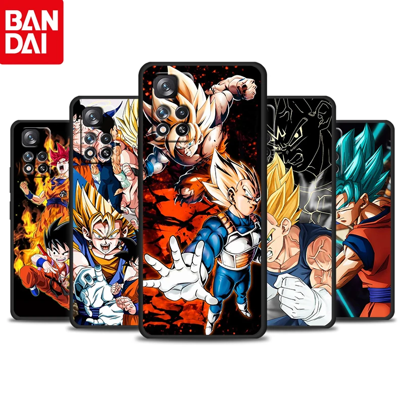 

Dragon Ball Hot Anime For Redmi 10 9 9C 9A 8 8A 7 7A 6 6A 5 5A 4X 5G Prime Pro Plus Soft Silicone Black Phone Case Funda