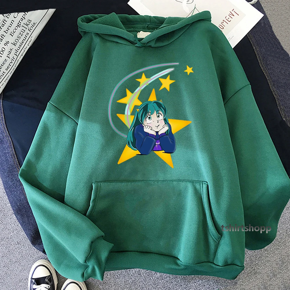 

Hot Anime Urusei Yatsura Hoodie Manga Hoodies Kawaii Lum Invader and Stars Women Sweatshirt Spring/Autumn Tops Unisex Sudaderas