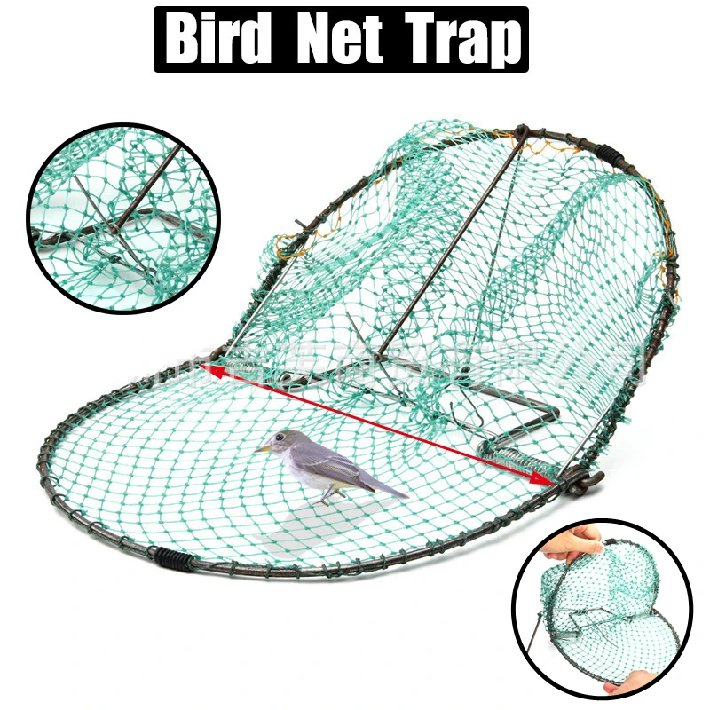 

20/30/40cm Bird Net Effective Humane Live Mouse Rat Trap Rabbits Catching Hunting Quail Humane Trapping Hunting Pest Control