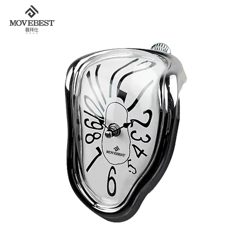 

3D Wall Clock Creative Distorted Wall Clock Nordic Decorative Ornament Wall Clock Modern Design Living Room Decoration
