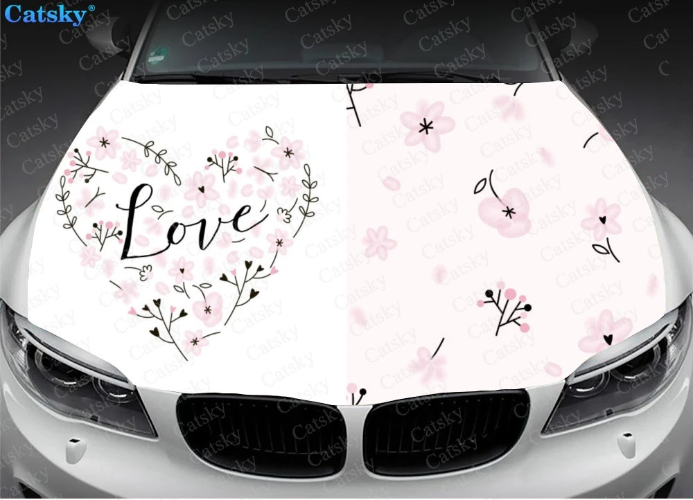 

Car hood wrap lion decal, bonnet vinyl sticker, full color graphic decal, CUSTOM made to Fit Any Car