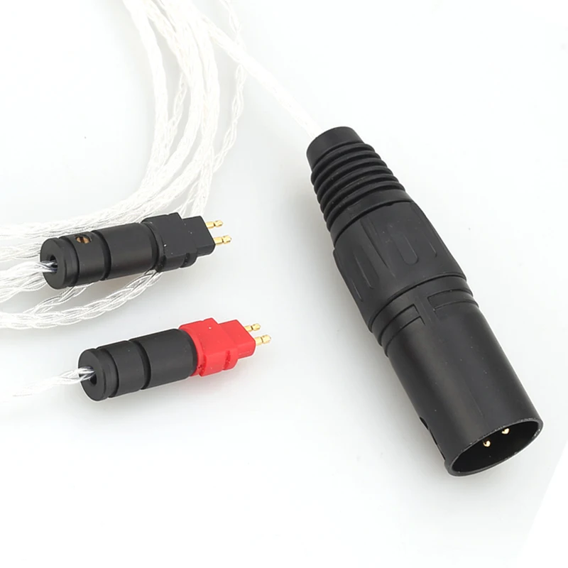 8-ядерный обновленный кабель для наушников OCC с серебряным покрытием