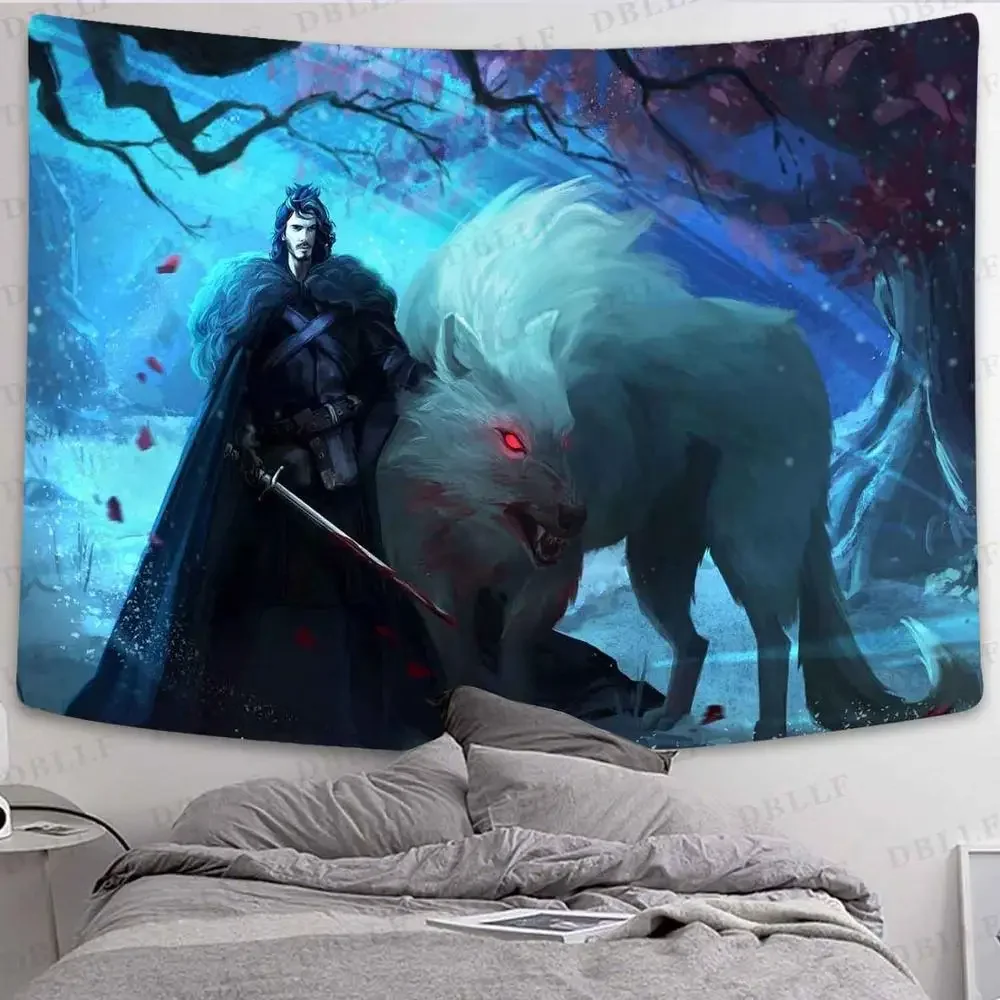 Simсант гобелен &quotКосмонавт&quot Планеты космоса Дракон пламя искусство стене